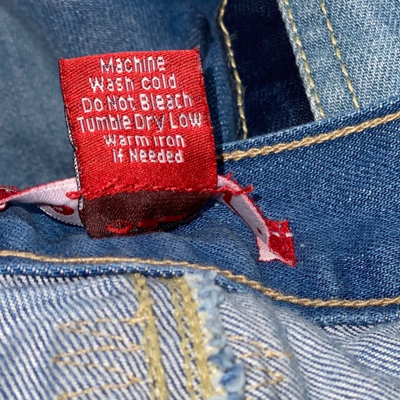 P.O.V jeans with multiple pockets/patchwork/zipper - Picture 15 of 16